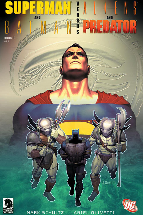 Superman and Batman Versus Aliens and Predator
