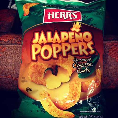 Herr's Jalapeño Poppers Cheese Curls
