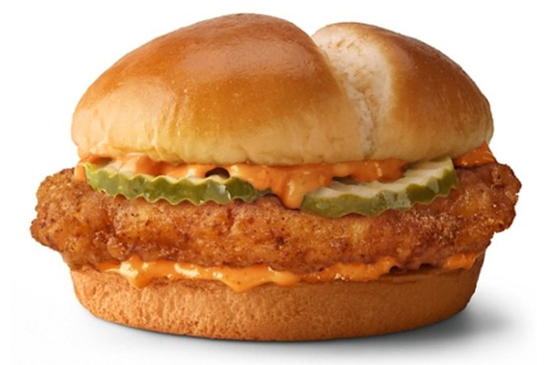 McDonalds Spicy Crispy Chicken Sandwich