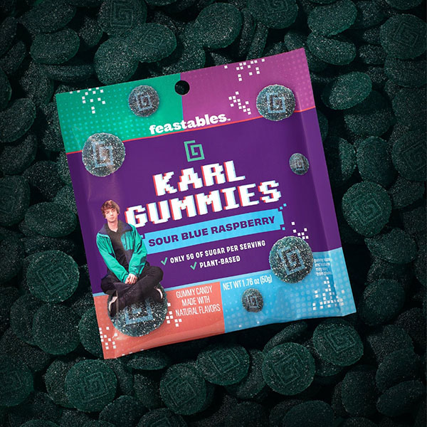 Mr. Beast Feastibles Karl’s Sour Gummies