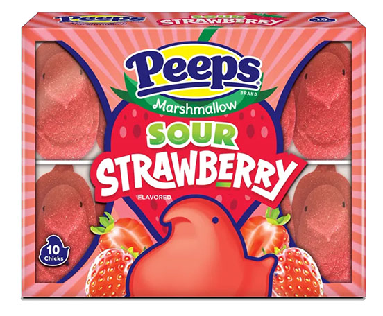 Peeps Sour Strawberry