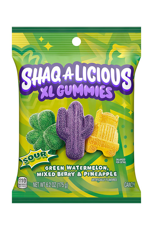Shaq-a-licious Sour XL Gummies