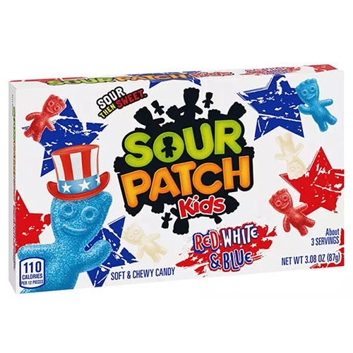 Sour Patch Kids Red White and Blue