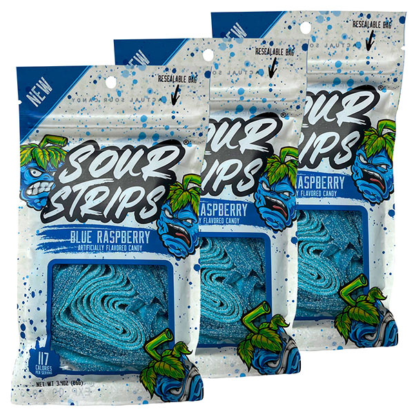 Sour Strips Blue Raspberry