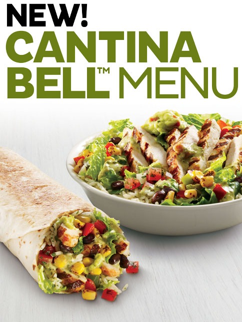 Taco Bell Cantina Menu