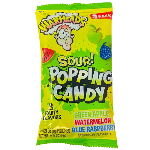 Warheads Sour! Popping Candy