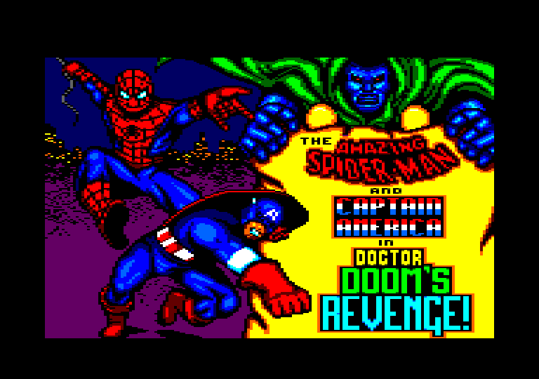 The Amazing Spider-Man and Captain America in Dr. Doom's Revenge!